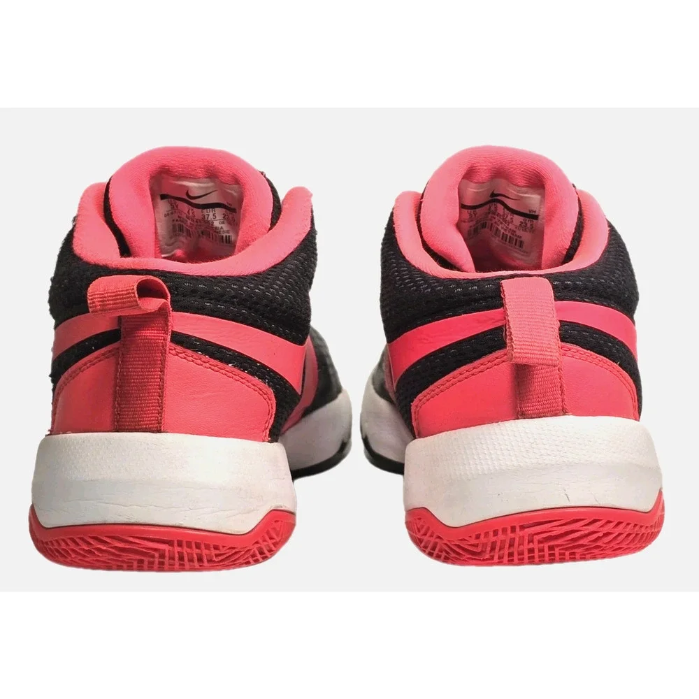 Nike Team Hustle D8 GS 'Black Racer Pink' Youth Basketball Shoes 5Y 881941-002